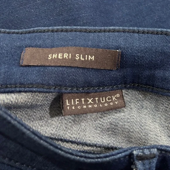 NYDJ Blue Sheri Slim Jeans - 12P - Picture 5 of 5